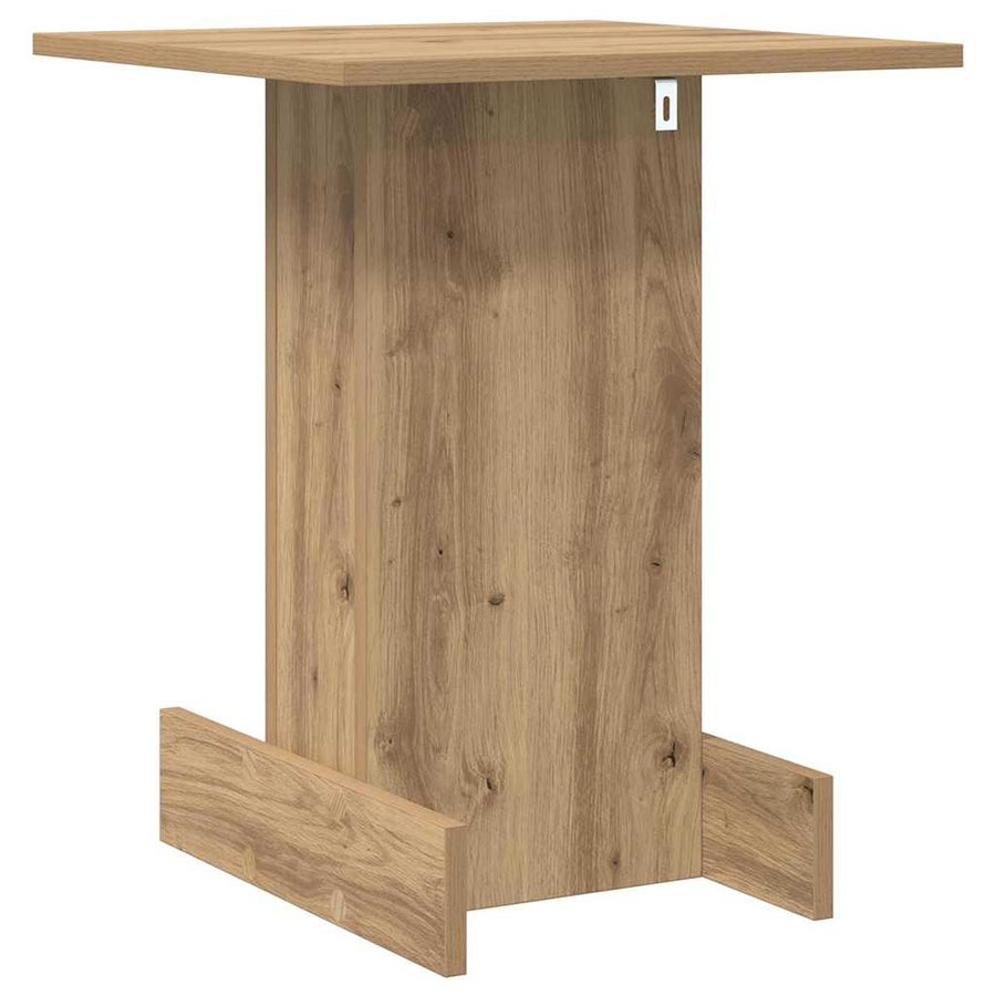 Bijzettafel Artisan Eiken 44,5 x 45 x 55 cm Bewerkt hout
