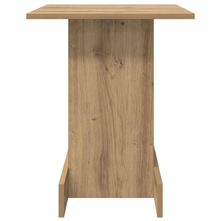 Bijzettafel Artisan Eiken 44,5 x 45 x 55 cm Bewerkt hout