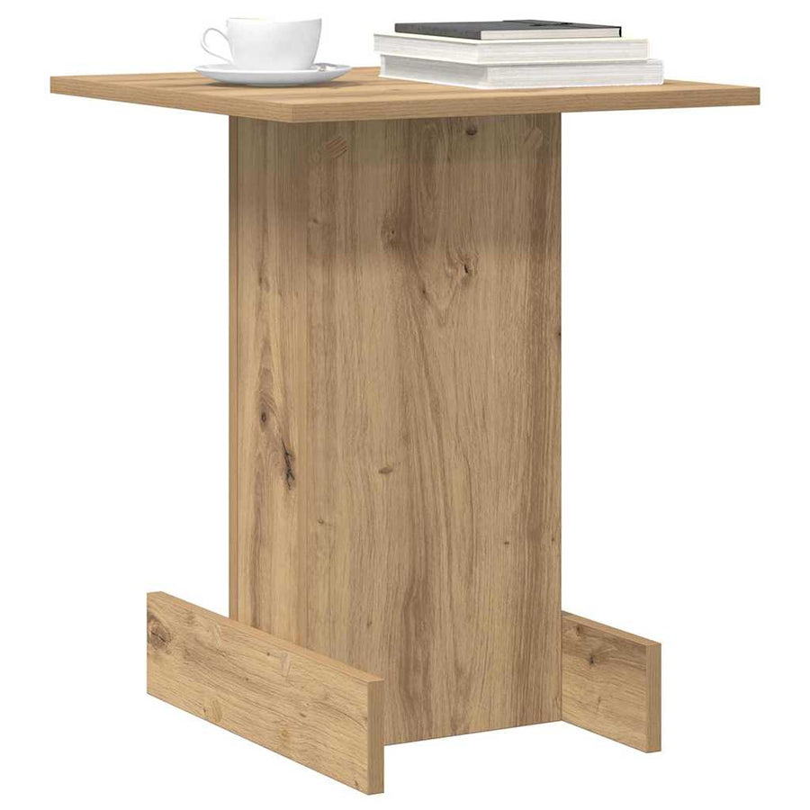 Bijzettafel Artisan Eiken 44,5 x 45 x 55 cm Bewerkt hout