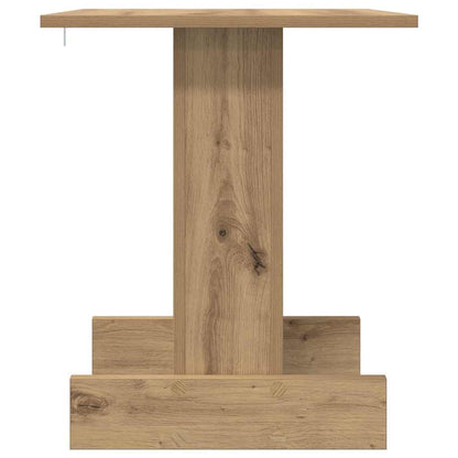 Bijzettafel Artisan Eiken 44,5 x 45 x 55 cm Bewerkt hout