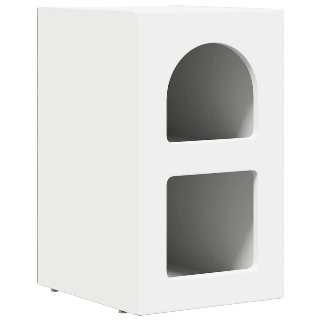 Nachtkastje 2 pcs Wit 29,5 x 35 x 50 cm Bewerkt hout
