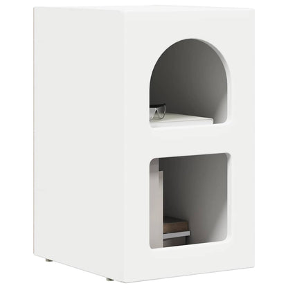 Nachtkastje 2 pcs Wit 29,5 x 35 x 50 cm Bewerkt hout