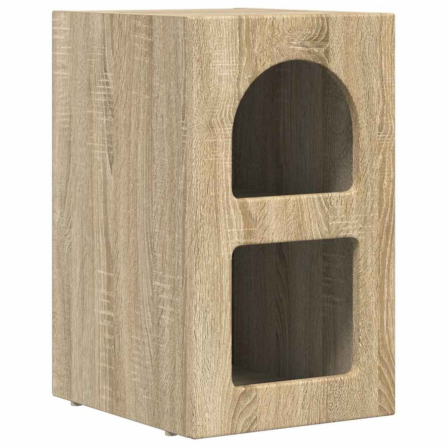 Nachtkastje Sonoma Eiken 29,5 x 35 x 50 cm Bewerkt hout