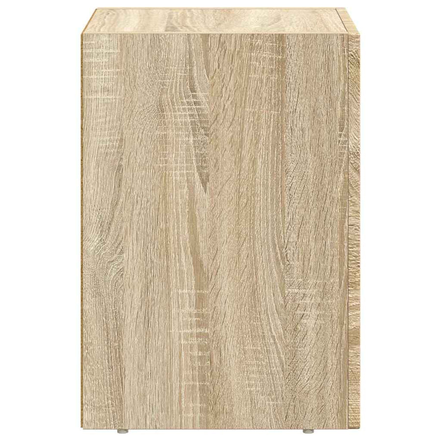 Nachtkastje Sonoma Eiken 29,5 x 35 x 50 cm Bewerkt hout