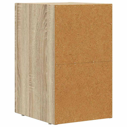 Nachtkastje 2 pcs Sonoma Eiken 29,5 x 35 x 50 cm Bewerkt hout