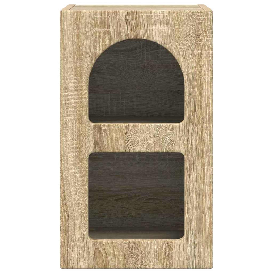 Nachtkastje 2 pcs Sonoma Eiken 29,5 x 35 x 50 cm Bewerkt hout