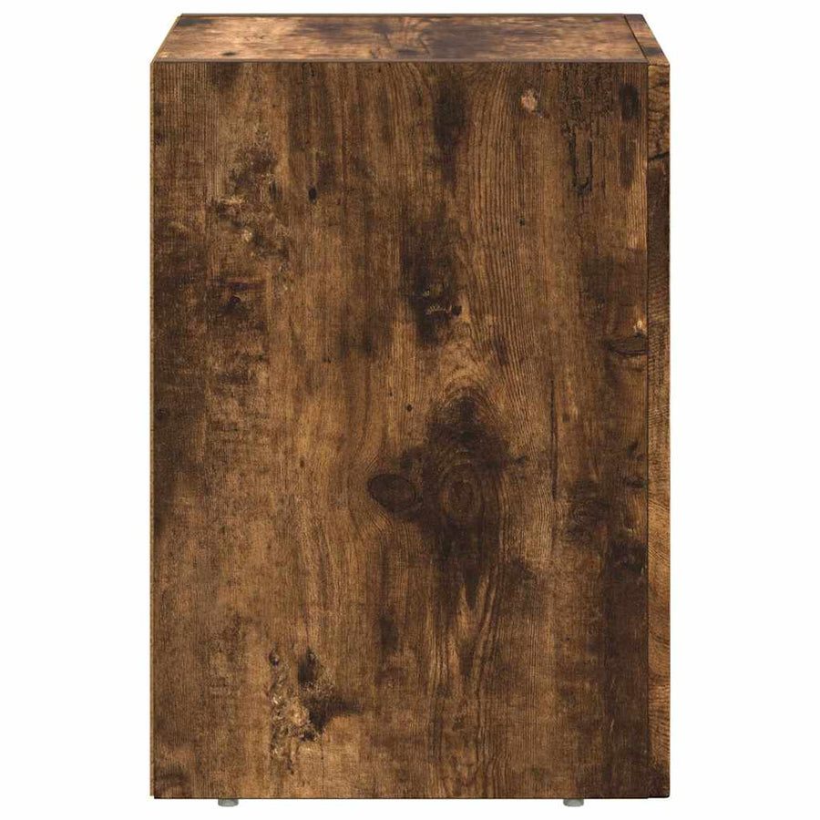 Nachtkastje Gerookt eiken 29,5 x 35 x 50 cm Bewerkt hout