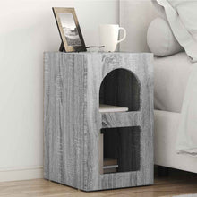 Nachtkastje Grijs Sonoma 29,5 x 35 x 50 cm Bewerkt hout
