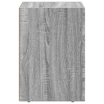 Nachtkastje Grijs Sonoma 29,5 x 35 x 50 cm Bewerkt hout