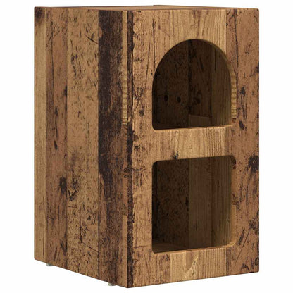 Nachtkastje Oudhout 29,5 x 35 x 50 cm Bewerkt hout