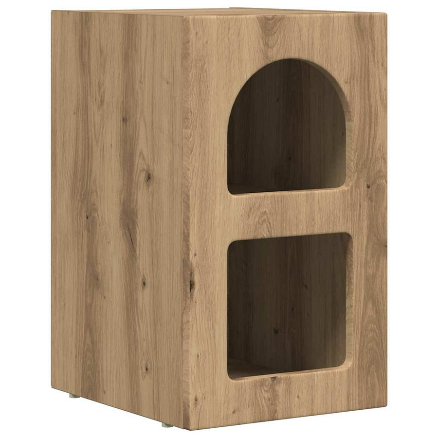 Nachtkastje Artisan Eiken 29,5 x 35 x 50 cm Bewerkt hout