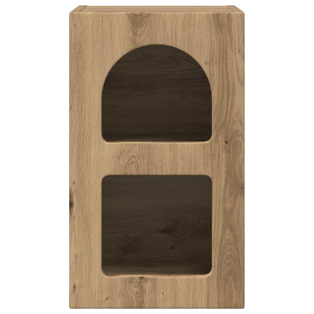 Nachtkastje Artisan Eiken 29,5 x 35 x 50 cm Bewerkt hout