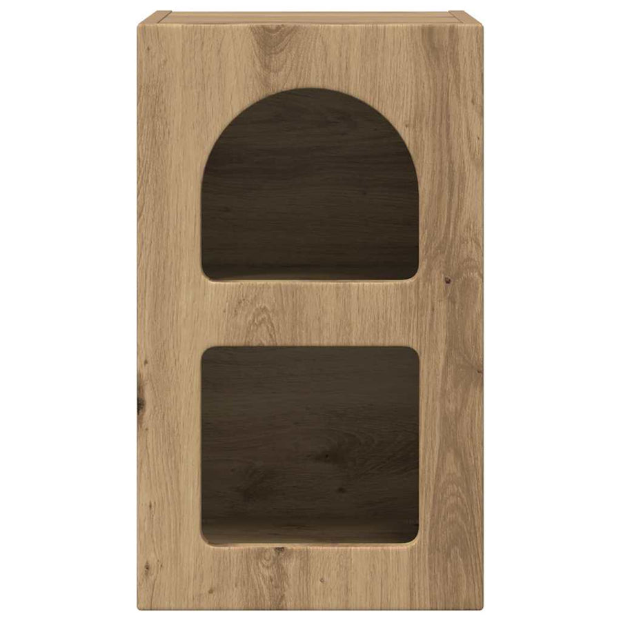 Nachtkastje Artisan Eiken 29,5 x 35 x 50 cm Bewerkt hout