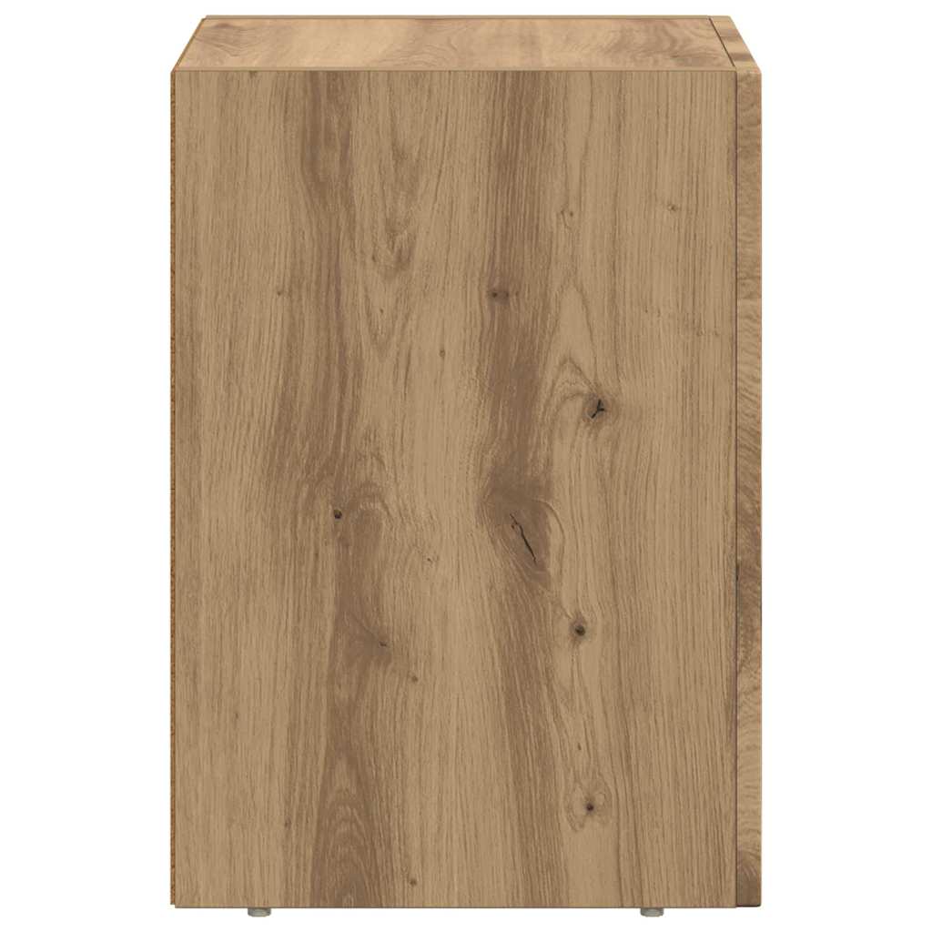Nachtkastje Artisan Eiken 29,5 x 35 x 50 cm Bewerkt hout
