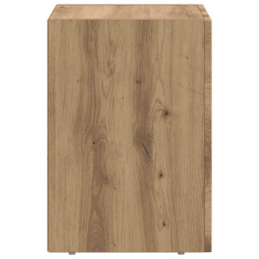 Nachtkastje Artisan Eiken 29,5 x 35 x 50 cm Bewerkt hout