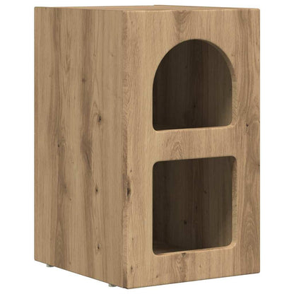 Nachtkastje 2 pcs Artisan Eiken 29,5 x 35 x 50 cm Bewerkt hout