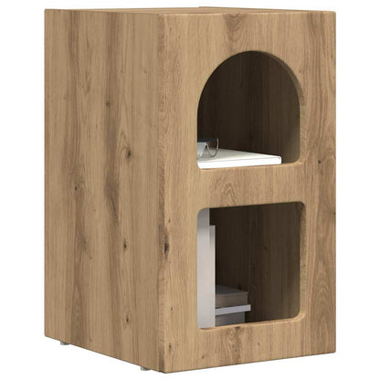 Nachtkastje 2 pcs Artisan Eiken 29,5 x 35 x 50 cm Bewerkt hout