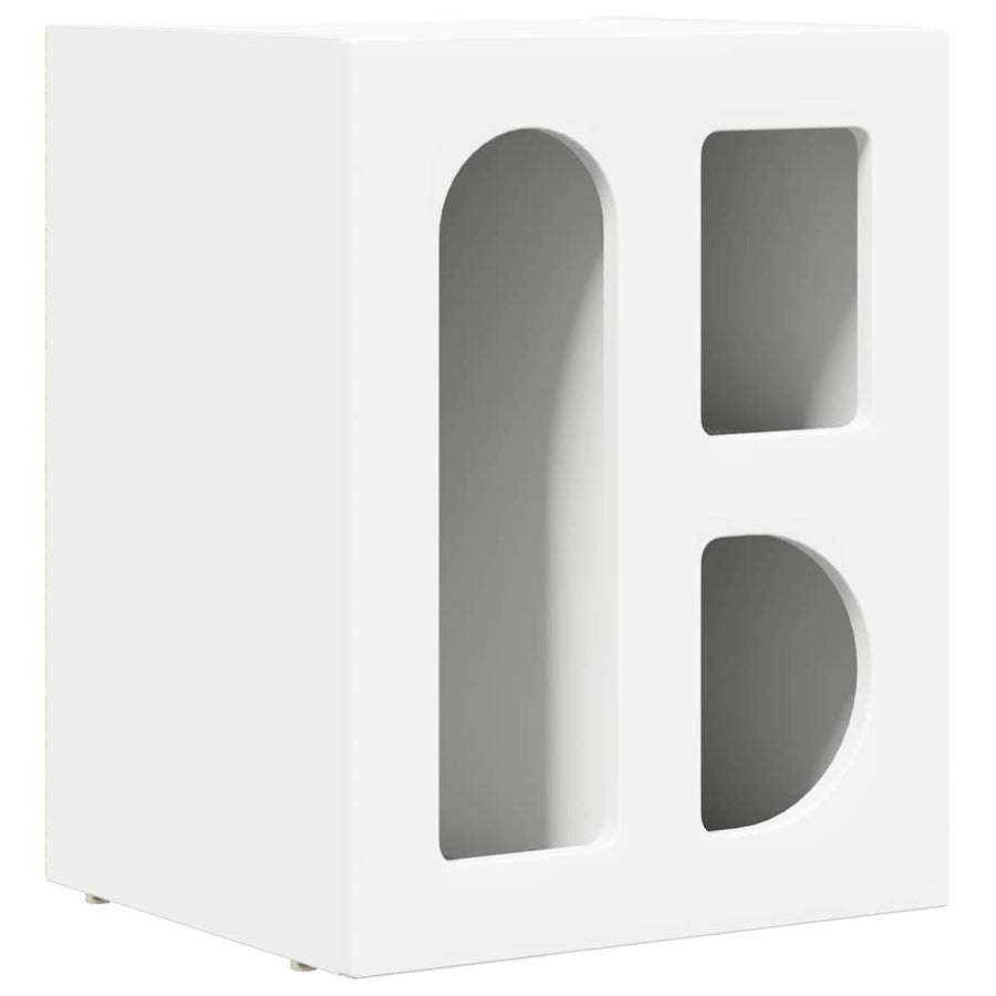 Nachtkastje 2 pcs Wit 40 x 35 x 50 cm Bewerkt hout