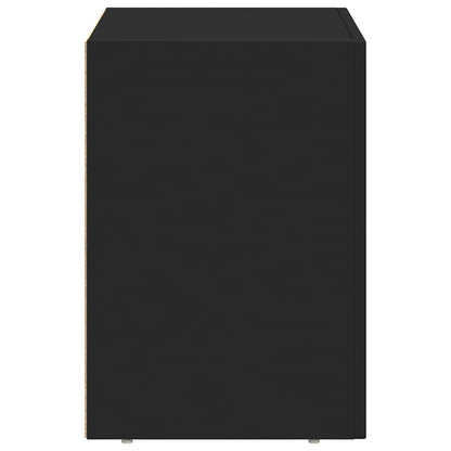 Nachtkastje 2 pcs Zwart 40 x 35 x 50 cm Bewerkt hout