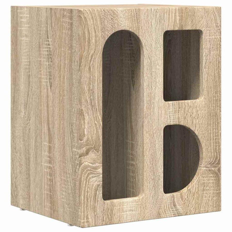 Nachtkastje Sonoma Eiken 40 x 35 x 50 cm Bewerkt hout