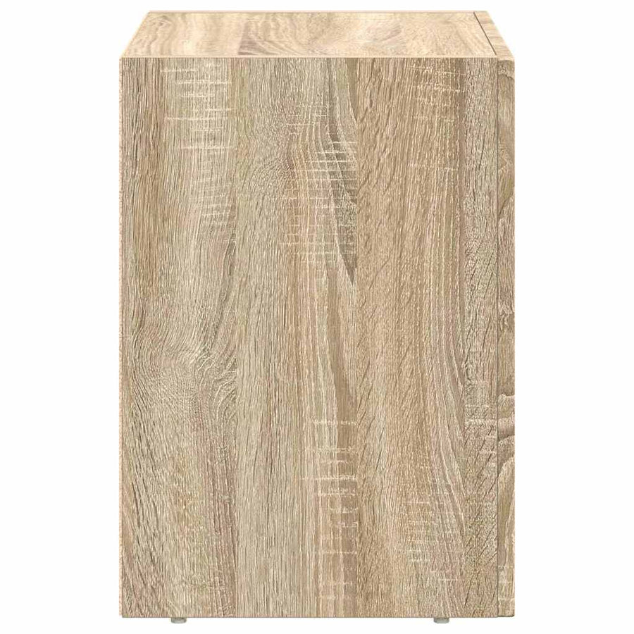 Nachtkastje Sonoma Eiken 40 x 35 x 50 cm Bewerkt hout