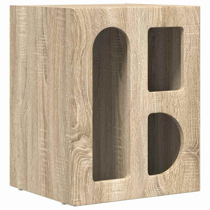 Nachtkastje 2 pcs Sonoma Eiken 40 x 35 x 50 cm Bewerkt hout