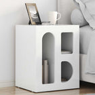 Bedside cabinet 2 pcs High gloss white 40 x 35 x 50 cm Engineered wood