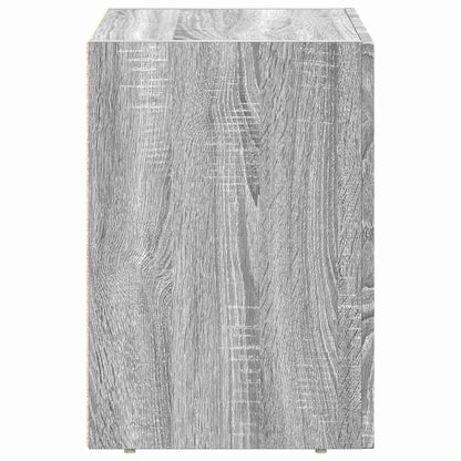Nachtkastje Grijs Sonoma 40 x 35 x 50 cm Bewerkt hout