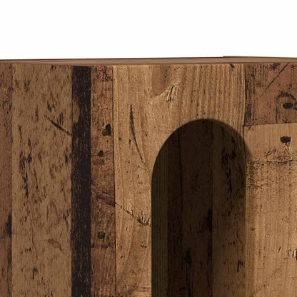 Nachtkastje 2 pcs Oudhout 40 x 35 x 50 cm Bewerkt hout