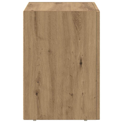 Nachtkastje Artisan Eiken 40 x 35 x 50 cm Bewerkt hout