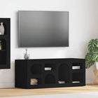 TV Cabinet Black 100 x 35 x 40 cm Engineered Wood