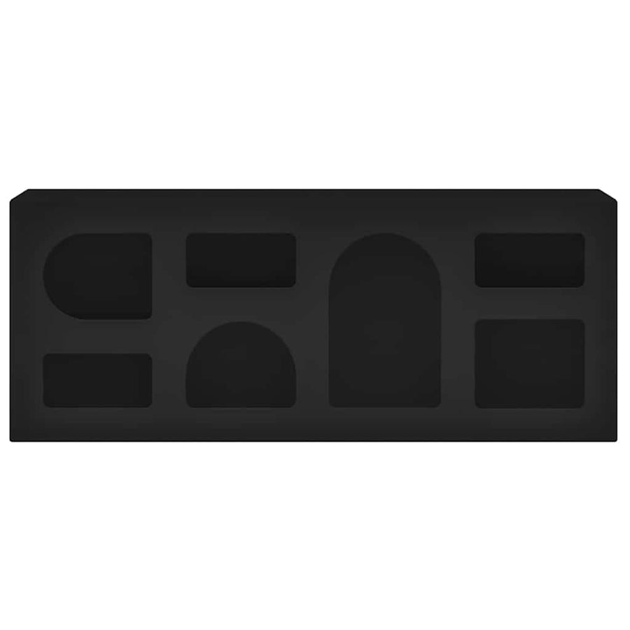 TV-kast Zwart 100 x 35 x 40 cm Bewerkt hout