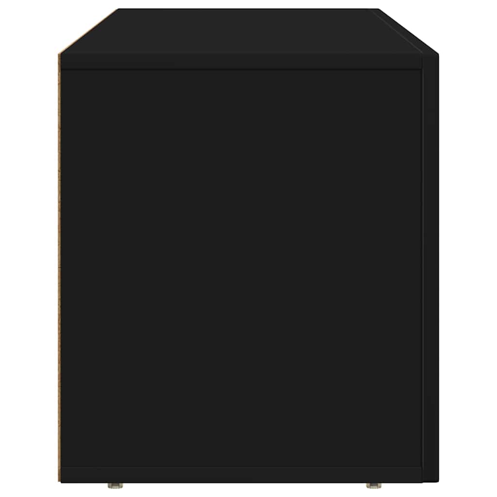 TV-kast Zwart 100 x 35 x 40 cm Bewerkt hout