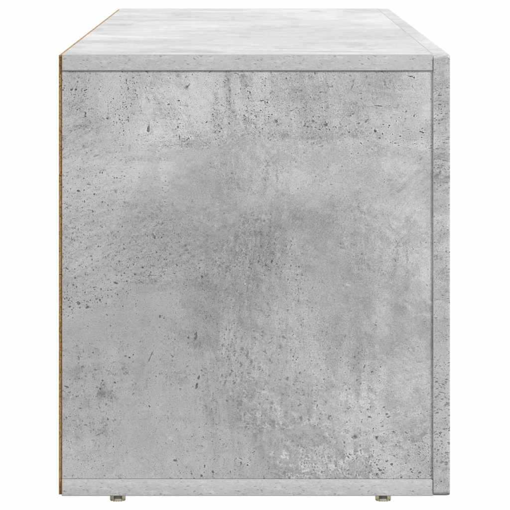 TV-kast Beton Grijs 100 x 35 x 40 cm Bewerkt hout
