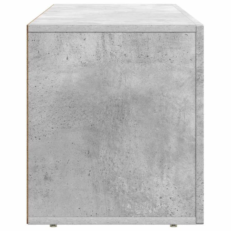TV-kast Beton Grijs 100 x 35 x 40 cm Bewerkt hout