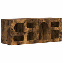 TV-kast Gerookt eiken 100 x 35 x 40 cm Bewerkt hout