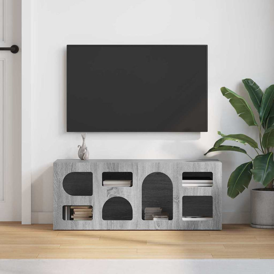 TV-kast Grijs Sonoma 100 x 35 x 40 cm Bewerkt hout