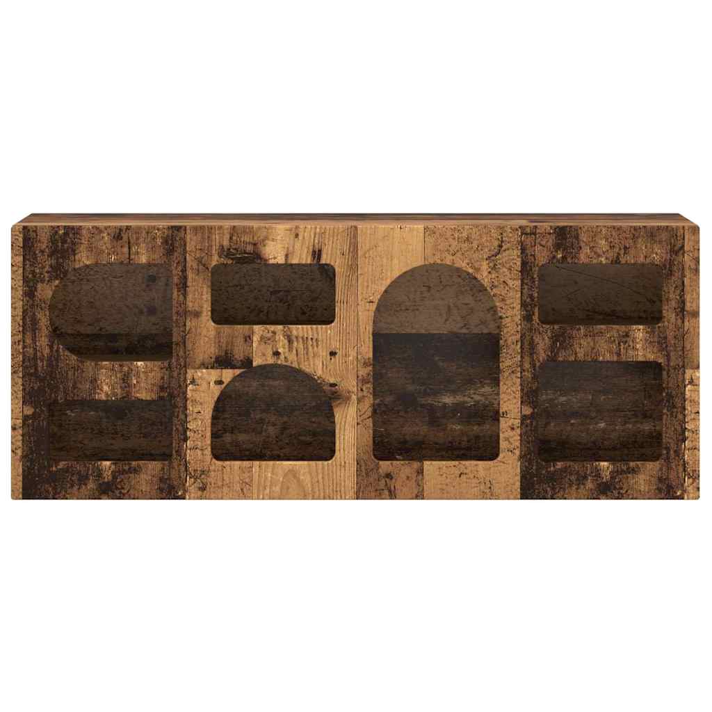 TV-kast Oudhout 100 x 35 x 40 cm Bewerkt hout