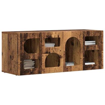 TV-kast Oudhout 100 x 35 x 40 cm Bewerkt hout
