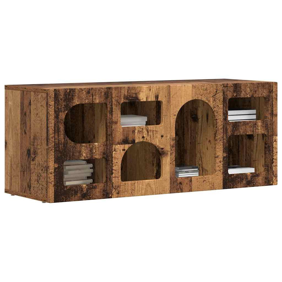 TV-kast Oudhout 100 x 35 x 40 cm Bewerkt hout
