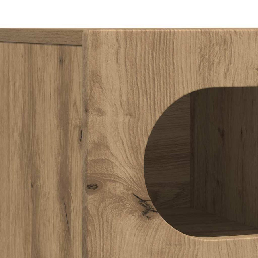 TV-kast Artisan Eiken 100 x 35 x 40 cm Bewerkt hout
