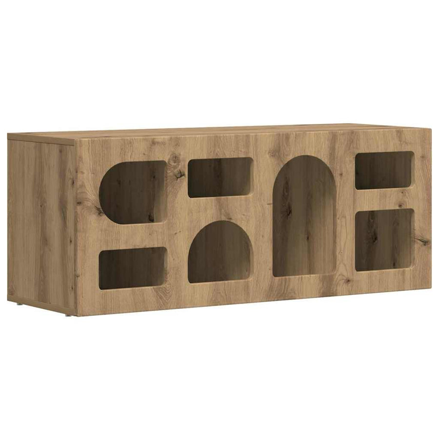 TV-kast Artisan Eiken 100 x 35 x 40 cm Bewerkt hout