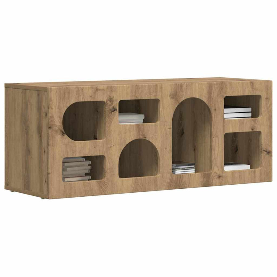 TV-kast Artisan Eiken 100 x 35 x 40 cm Bewerkt hout