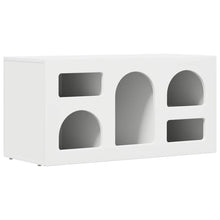 TV-kast Wit 80 x 35 x 40 cm Bewerkt hout