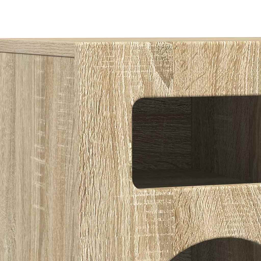 TV-kast Sonoma Eiken 80 x 35 x 40 cm Bewerkt hout