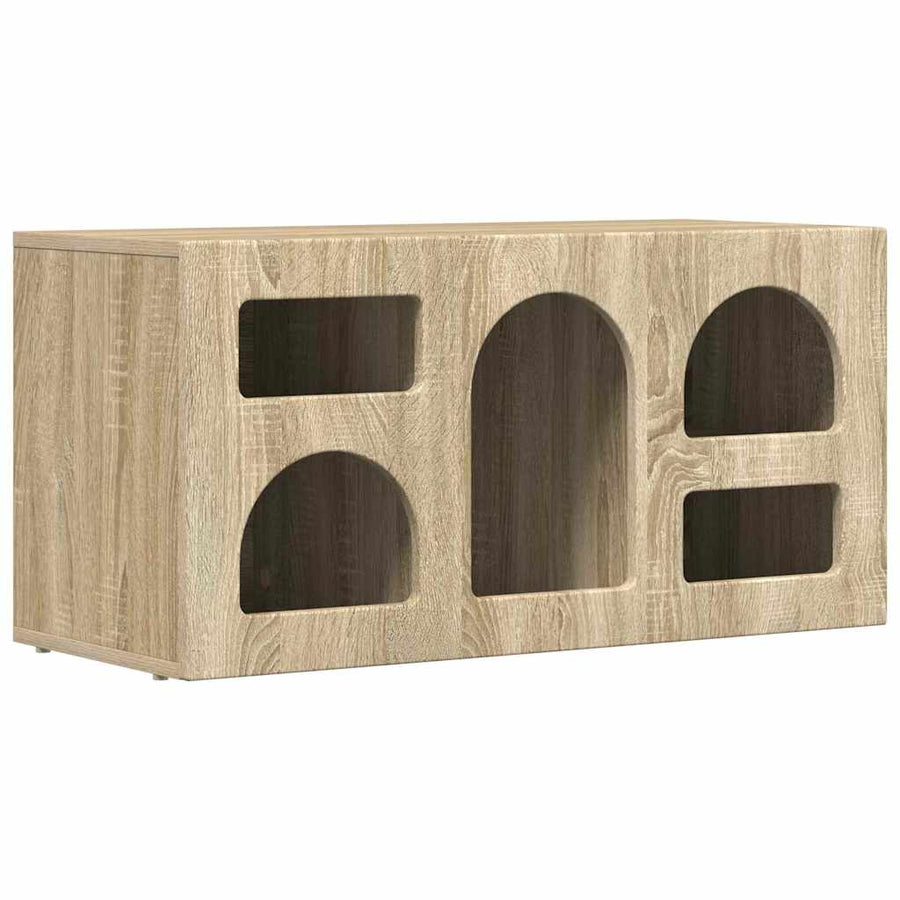 TV-kast Sonoma Eiken 80 x 35 x 40 cm Bewerkt hout