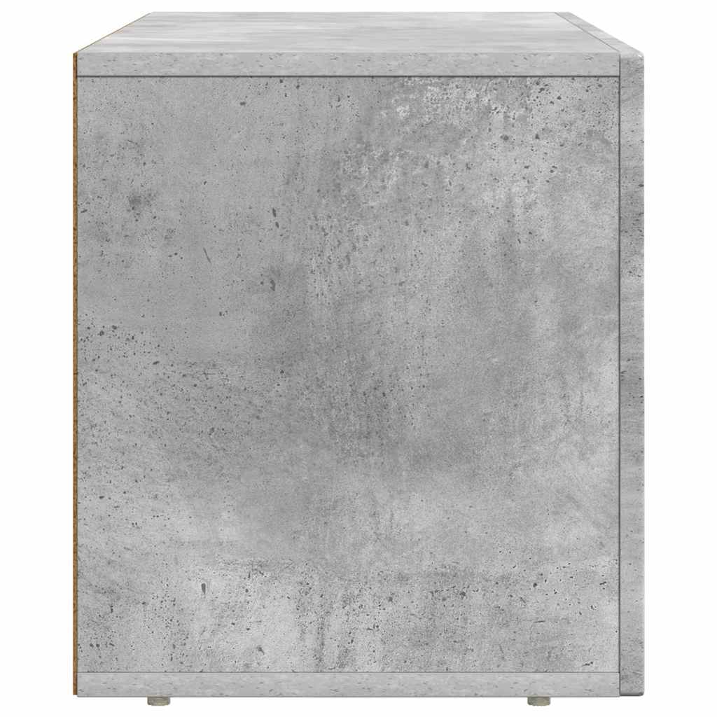 TV-kast Beton Grijs 80 x 35 x 40 cm Bewerkt hout