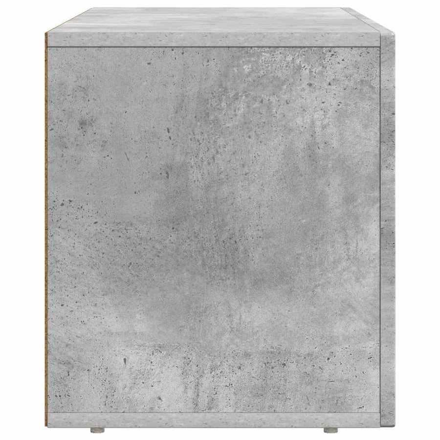 TV-kast Beton Grijs 80 x 35 x 40 cm Bewerkt hout
