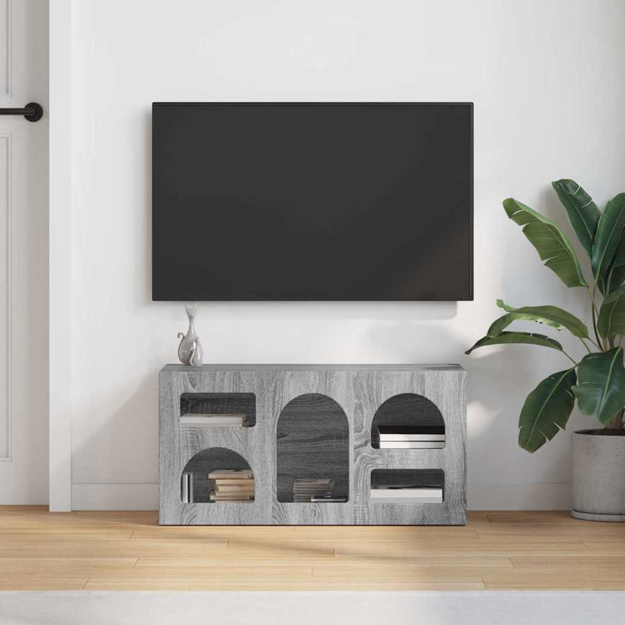 TV-kast Grijs Sonoma 80 x 35 x 40 cm Bewerkt hout