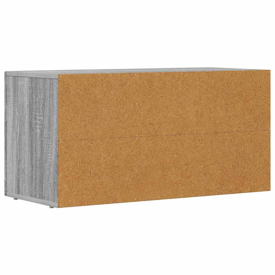 TV-kast Grijs Sonoma 80 x 35 x 40 cm Bewerkt hout